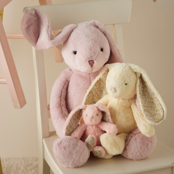 Floral Lemon Bunny Medium - Jiggle & Giggle