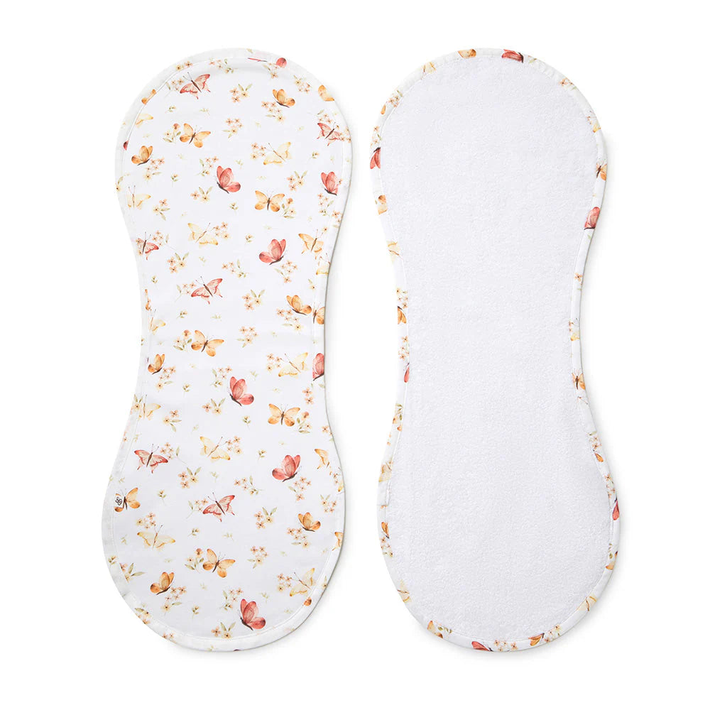 Burp Cloth Organic - Butterfly - Snuggle Hunny