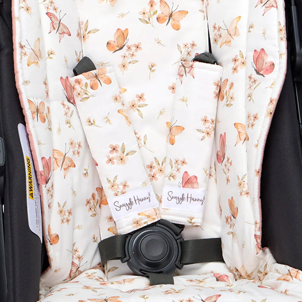 Pram Strap Covers - Butterfly - Snuggle Hunny