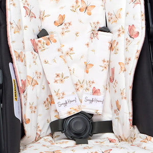 Pram Strap Covers - Butterfly - Snuggle Hunny