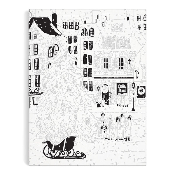 Christmas Square Paint by Number Kit - IS GIFT