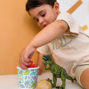 Snack-A-Saurus Bamboo-Based Snack Pot - BBCINO