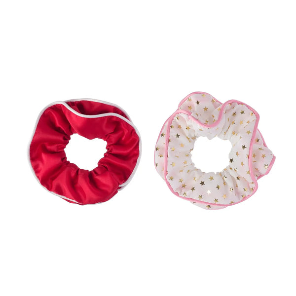 Festive Double Ruffle Scrunchies - Rockahula Kids