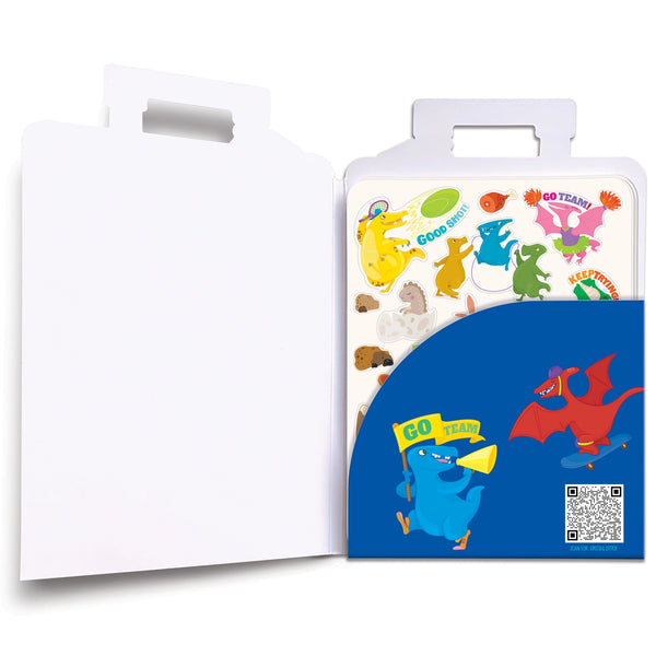 500+ Stickers On-The-Go Dinosaur World - Girl Nation