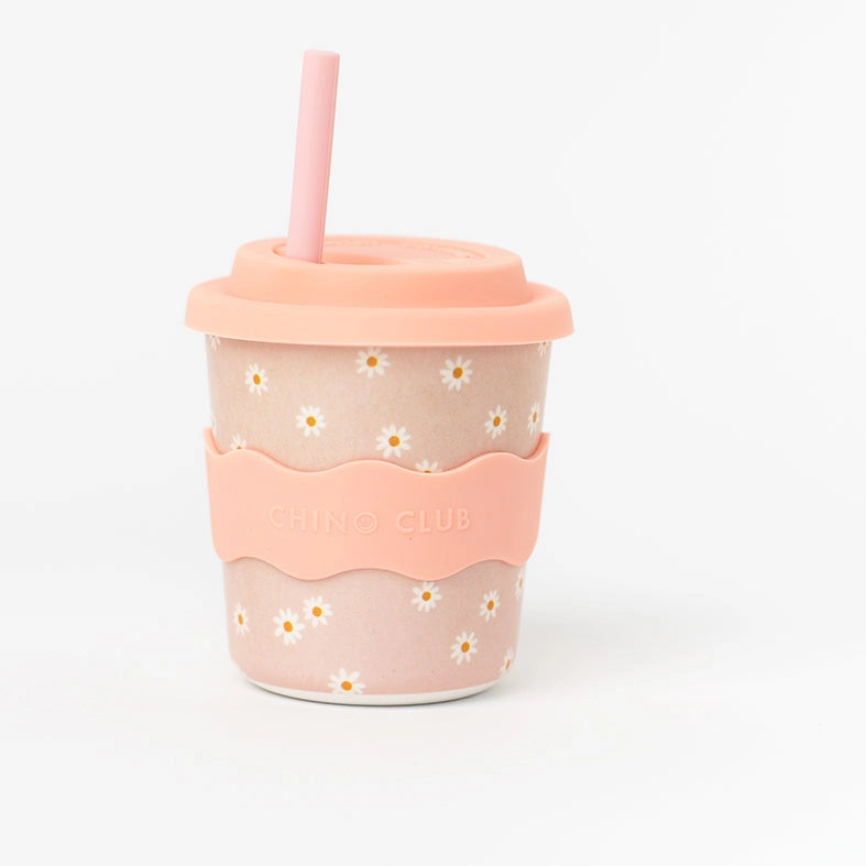 Pink Daisy Keep Cup 8 oz - Chino Club