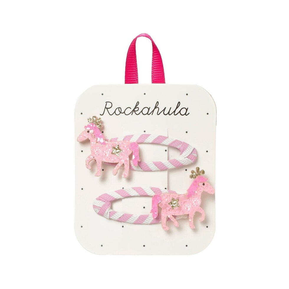 Pink Pony Clips - Rockahula Kids