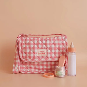 Tiny Nurturers Set - Pink Gingham - Tiny Harlow