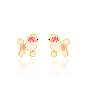 Pretty Poodle | Cutie Stud Earrings - Girl Nation