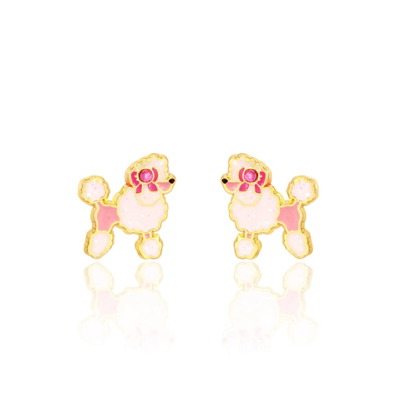 Pretty Poodle | Cutie Stud Earrings - Girl Nation