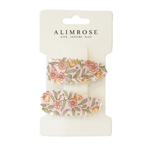 Hair Clip Set - Blossom Lily Pink - Alimrose