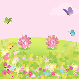Pink Daisy Cutie Stud Earrings - Girl Nation