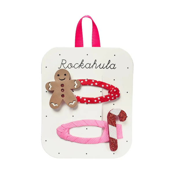 Jolly Gingerbread Man Clips - Rockahula Kids