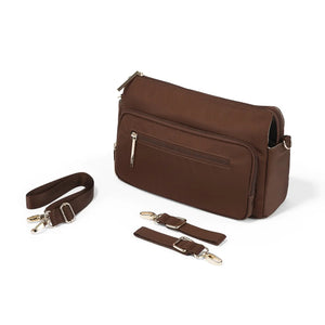 Multitasker Pram Caddy - Chocolate Nylon - OIOI