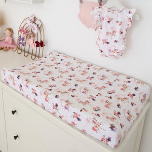 Carousel Organic Bassinet Sheet / Change Pad Cover - Snuggle Hunny