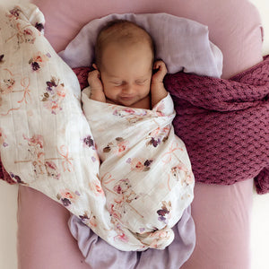 Carousel Organic Muslin Wrap - Snuggle Hunny