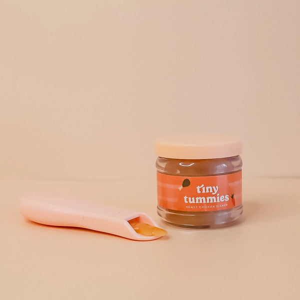 Tiny Tummies Roast Chicken Dinner Food Jar and Spoon Set - Tiny Harlow