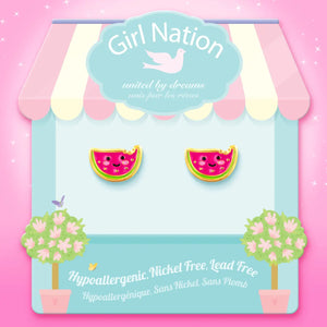 One in A Melon - Cutie Studs -  Hypoallergenic Earrings - Girl Nation