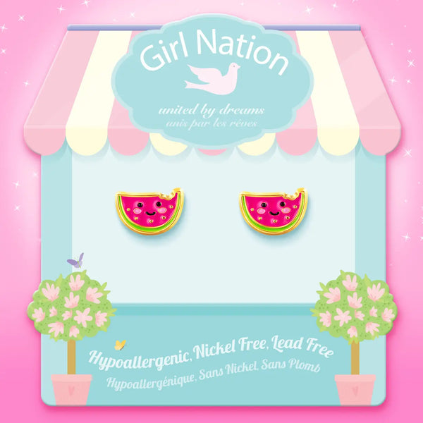 One in A Melon - Cutie Studs -  Hypoallergenic Earrings - Girl Nation