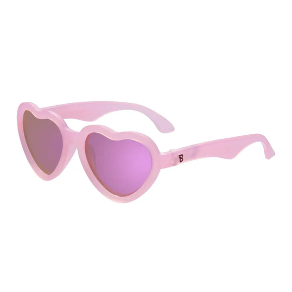 Frosted Pink Hearts - The Influencer - Polarized Babiators