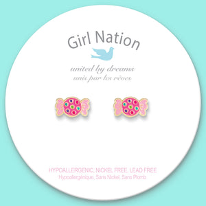 Retro Candy Cutie Stud Earrings - Girl Nation