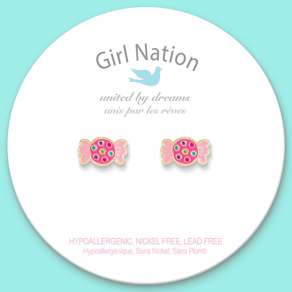 Retro Candy Cutie Stud Earrings - Girl Nation