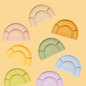 Silicone Divided Plate - Vanilla - Kiin