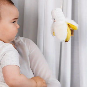 Stroller Toys - Apple & Banana - Living Textiles
