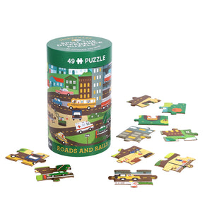 Spot the Difference: Roads and Rails Puzzle - Petit College