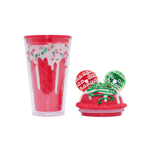 Christmas Donut Red Sorbet Sipper - Splosh