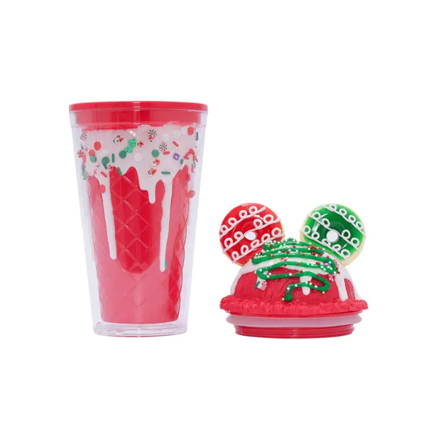 Christmas Donut Red Sorbet Sipper - Splosh