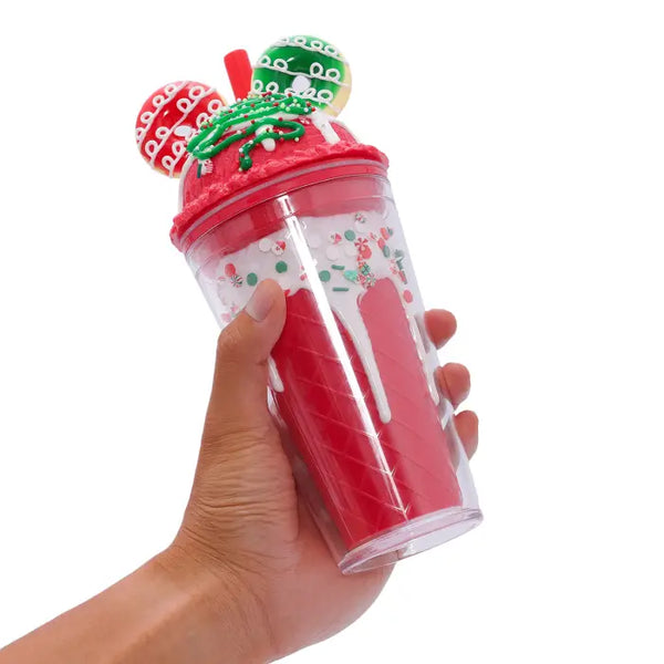 Christmas Donut Red Sorbet Sipper - Splosh