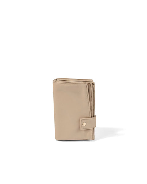 Nappy Changing Pouch - Oat Faux Leather - OIOI