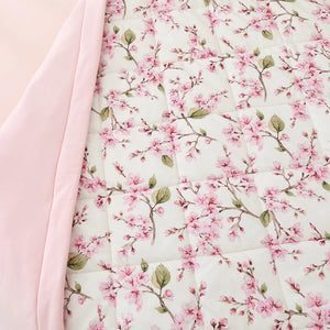 Cherry Blossom Organic Cotton Cot Comforter - Snuggle Hunny