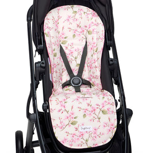 Cherry Blossom Universal Organic Pram Liner - Snuggle Hunny