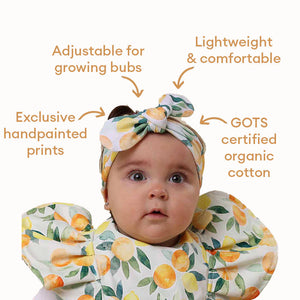 Citrus Squeeze Organic Topknot - Snuggle Hunny