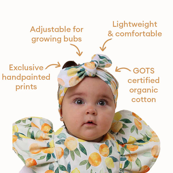 Citrus Squeeze Organic Topknot - Snuggle Hunny