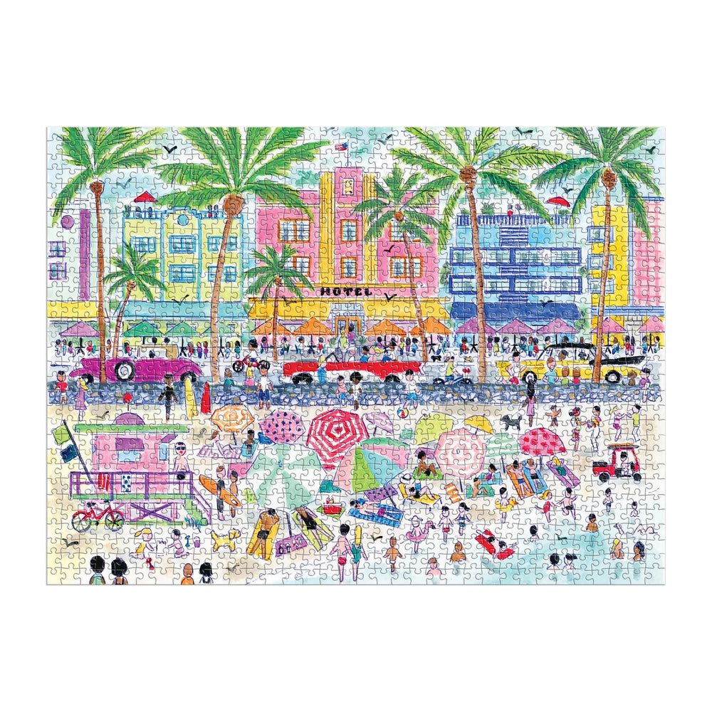 South Beach Miami Puzzle - 1000pcs - Galison