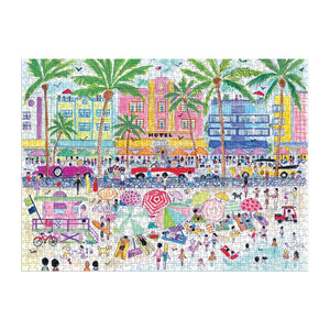 South Beach Miami Puzzle - 1000pcs - Galison