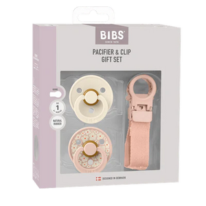 Colour Dummy & Loop Clip Gift Set - Blush - Bibs Denmark