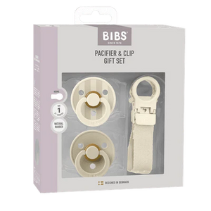 Colour Dummy & Loop Clip Gift Set - Ivory - Bibs Denmark
