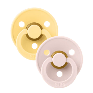 Bibs Dummies - Size Two - Pale Butter / Petal - BIBS Denmark
