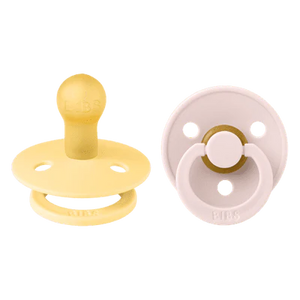 Bibs Dummies - Size Two - Pale Butter / Petal - BIBS Denmark
