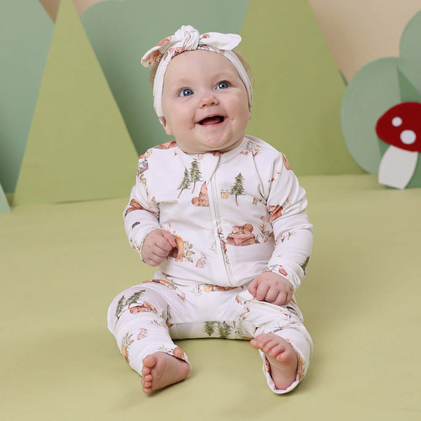 Bears Organic Snugglesuit Convertible Romper - Snuggle Hunny DISCOUNTED