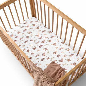 Koala Organic Fitted Cot Sheet - Snuggle Hunny