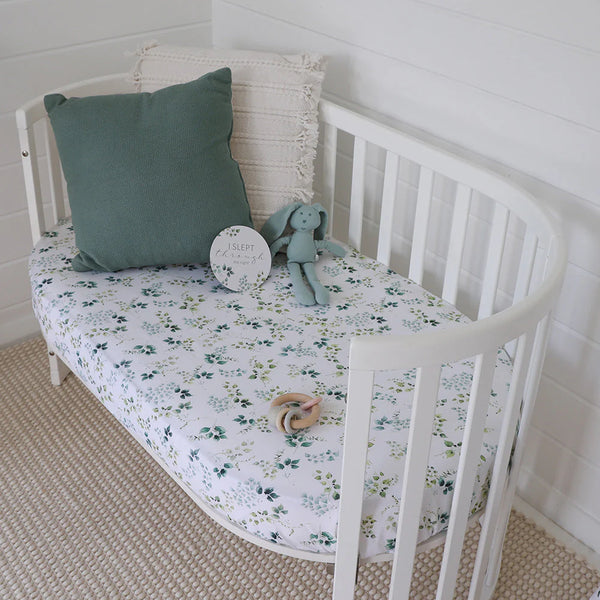 Eden Organic Fitted Cot Sheet - Snuggle Hunny - Snuggle Hunny