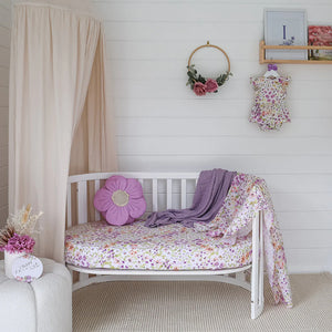 Isla Organic Fitted Cot Sheet - Snuggle Hunny