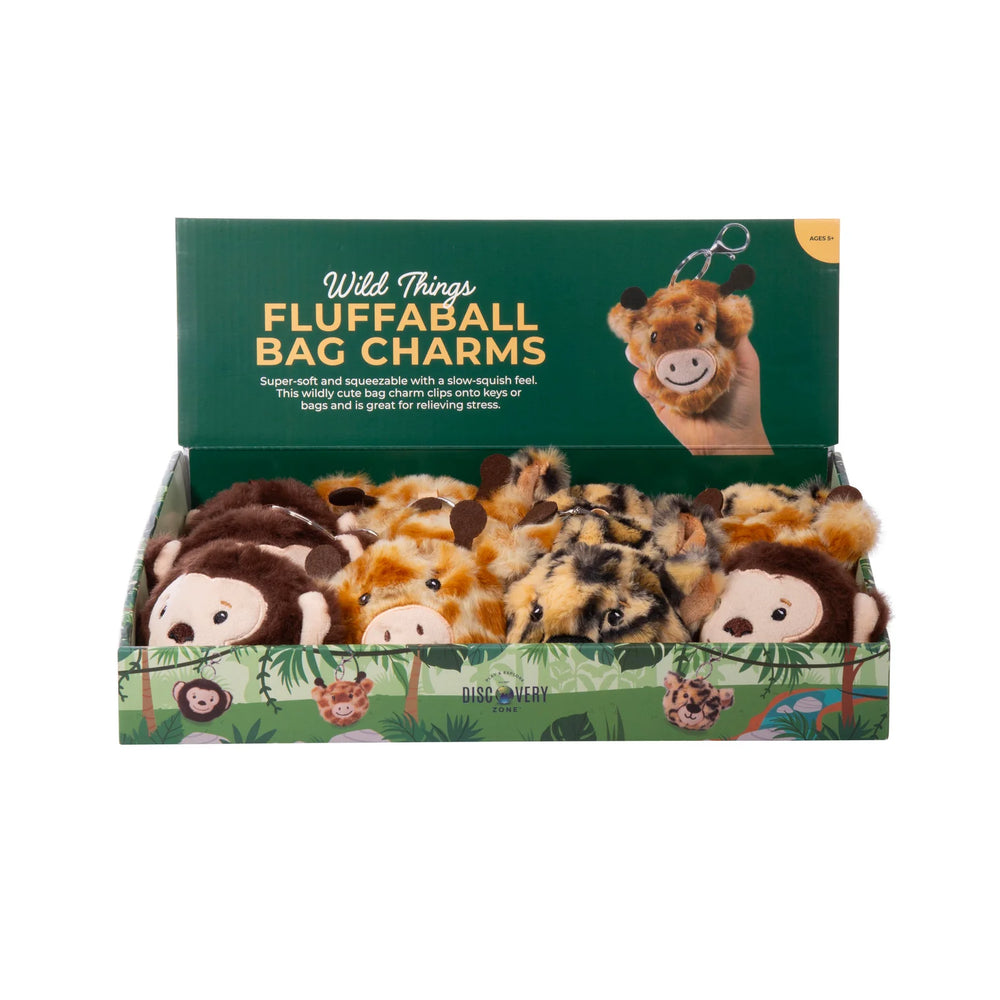 Fluffaballs Bag Charm- Wild Things - IS GIFT