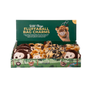 Fluffaballs Bag Charm- Wild Things - IS GIFT