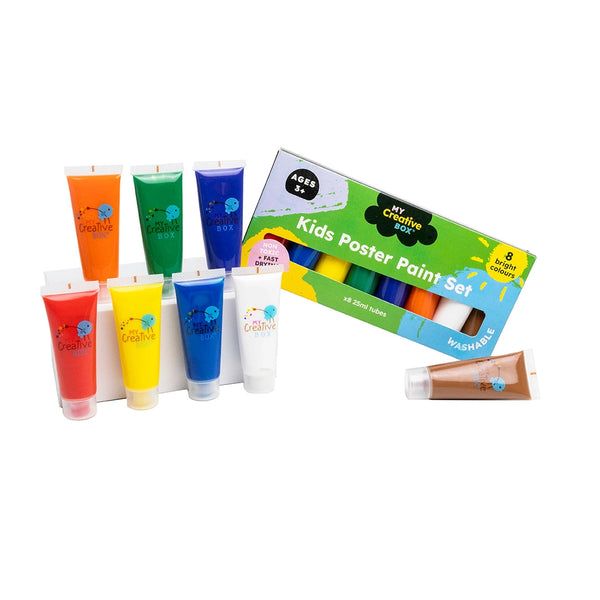 Poster Paint Set | 8 Colours - My Creative Box