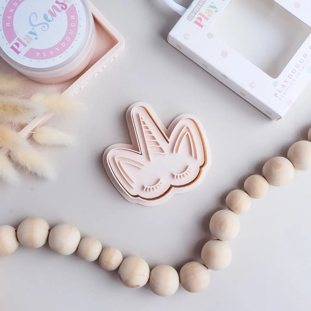 Eco Playdough Stamp | Unicorn Face - Play Sense